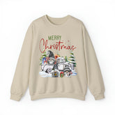 Sandjest Merry Christmas Gnome Crewneck Sweatshirt for Friends Girl Women Xmas Gift